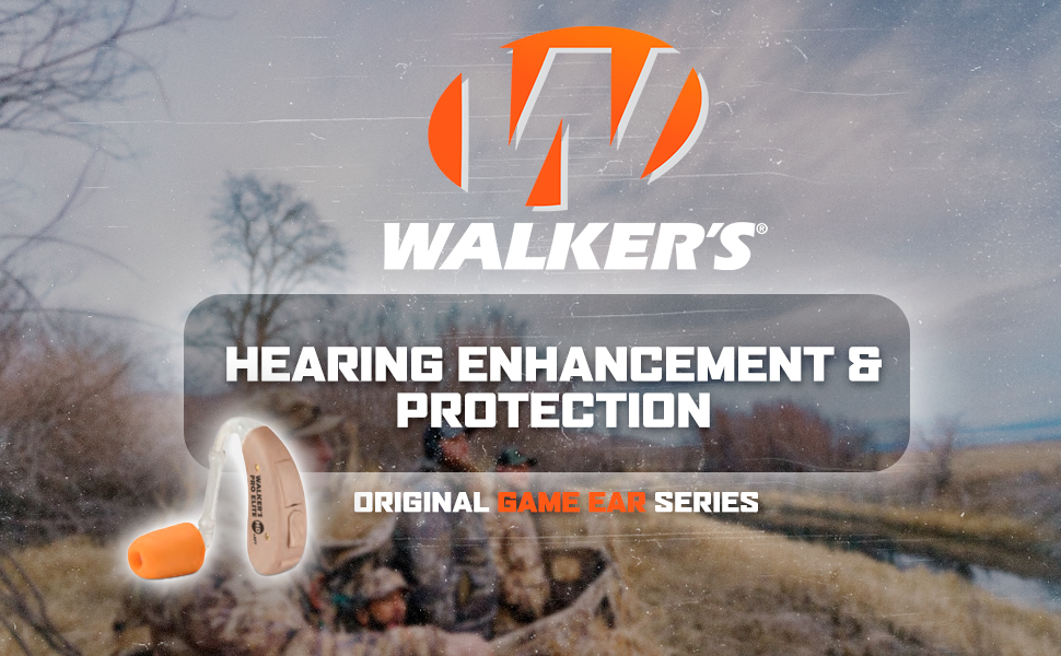 WALKER'S Game Ear HD Power Elite Lightweight Water