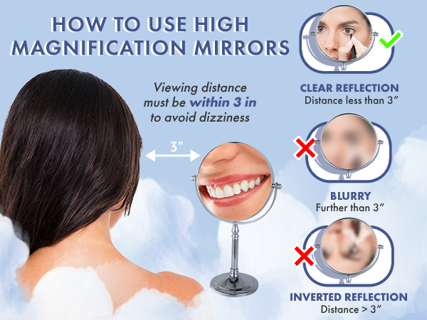 office top novia make-up facial bedroom magnify espejos maquillaje luz lights cup 10x magnifying 