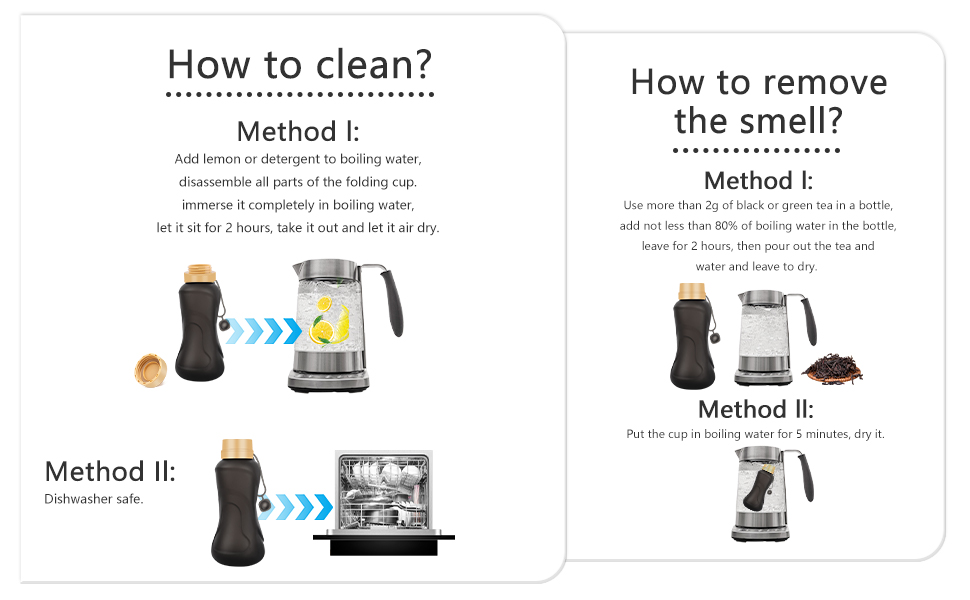 foldable water bottles for travel portable water bottle