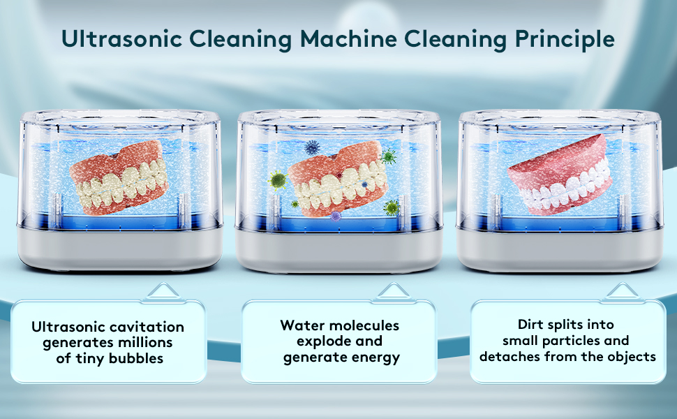 Ultrasonic UV Cleaner for DenturesUltrasonic Cleaning Machine for
