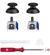 Mcbazel TMR Joysticks Replacement for PS5 Controller Thumbstick Grips Thumb Cap with Repair Kits ...
