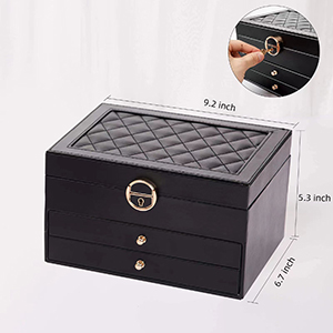 3 layers large Jewelry Box
