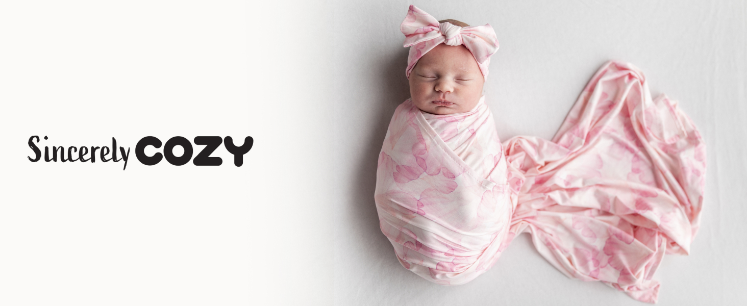 swaddle baby blanket newborn blankets girl set boy muslin wrap bamboo swaddles robe headband hat