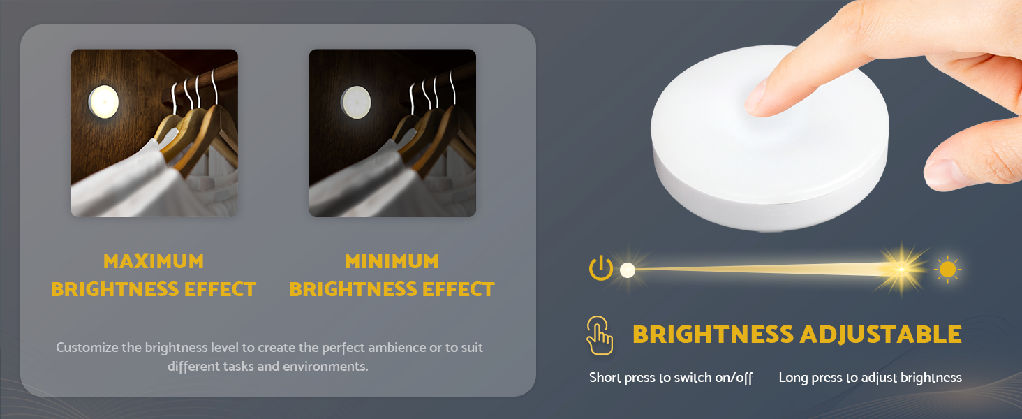  led puck light rechargeable