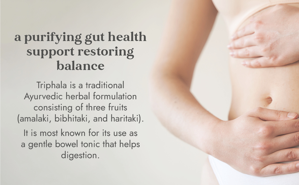 triphala capsules natural health ayurvedic herbal tablets digestion