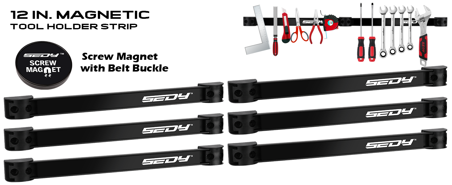 Magnetic Tool Holder Storage Organizer