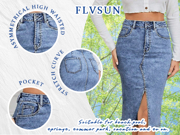 パンツ Andequal back slit curve denim pants M New Andequal back