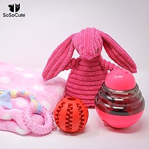 Blanket Squeaky Toy Ball Chew Ring Feeder Ball