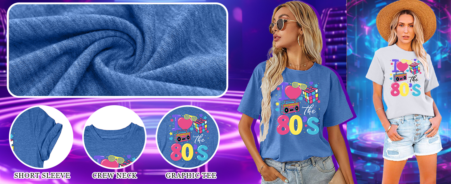80s Shirts for Women