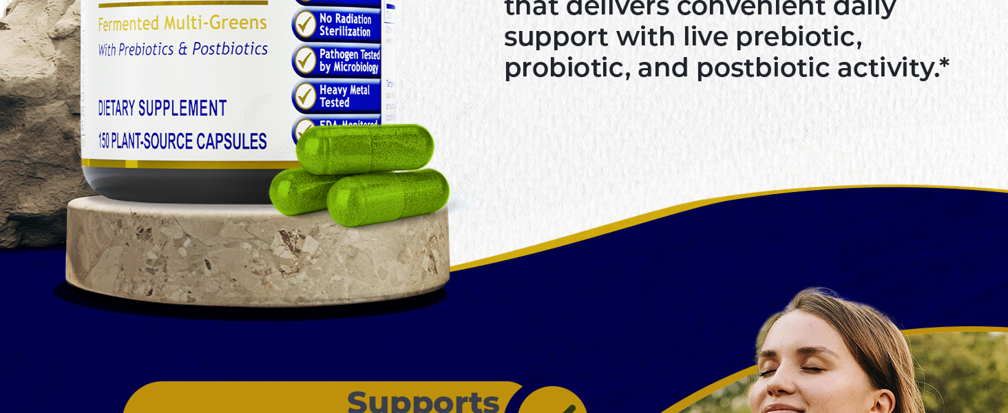 green superfoods juice morning kick drink mix powdered pills balance fruit vegetables primal