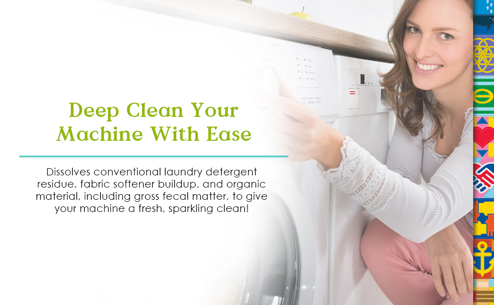 Truly Free Laundry Machine Cleaner Heavy Duty Tub Washer