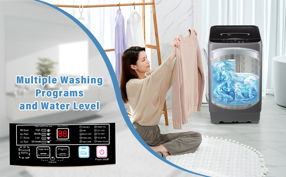 Washing Machine Washer Machine, 17.7lb Apartment Dorms