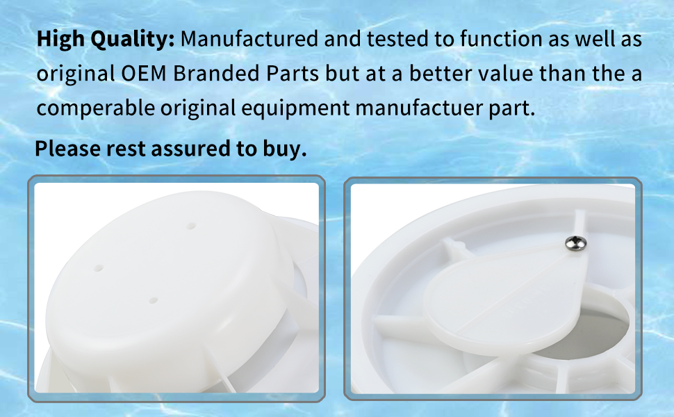 Vsttar Plastic SP1070FV Equalizer Skimmer Float Valve