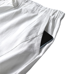 Herren Baggy Haremshose Leinen Freizeithose Herren Loose Fit Sommerhose Herren Leicht