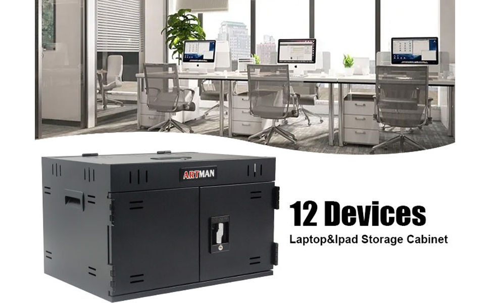 TIOPLY 12 Device Portable TableTop Laptop Charging Station