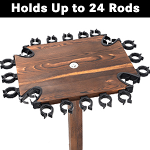 fishing rod rack