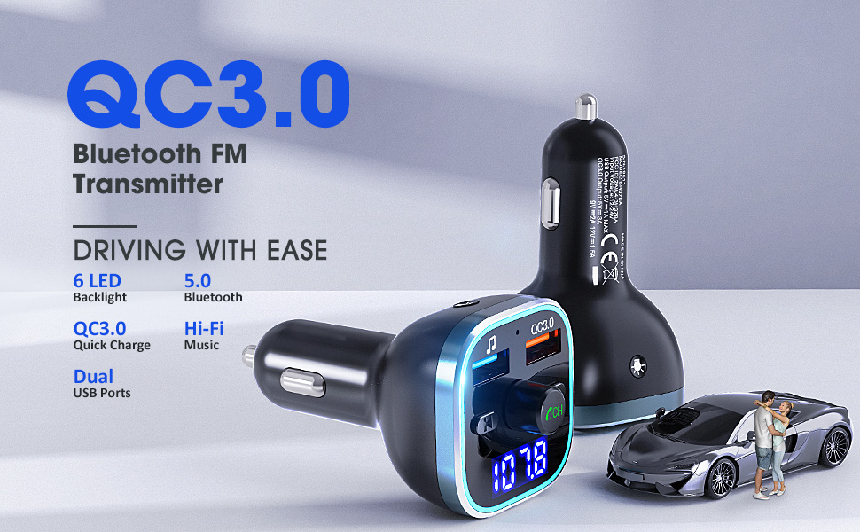 bluetooth fm transmitter car kit