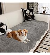 MYSKY HOME Dog Couch Cover, Sectional Couch Covers, Couch Covers for 3 Cushion Couch Sofa Pet Fri...