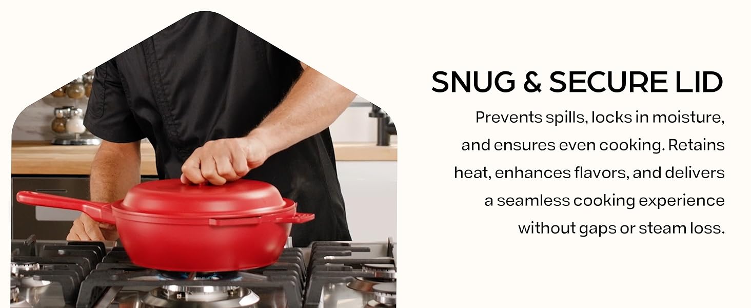 ceramic pan frying deep fryer pot saute with lid non toxic pans large skillet for cooking oven safe