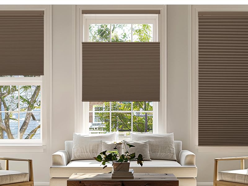 MoDanCeQ Top Down Bottom Up Cellular Shades Cordless for