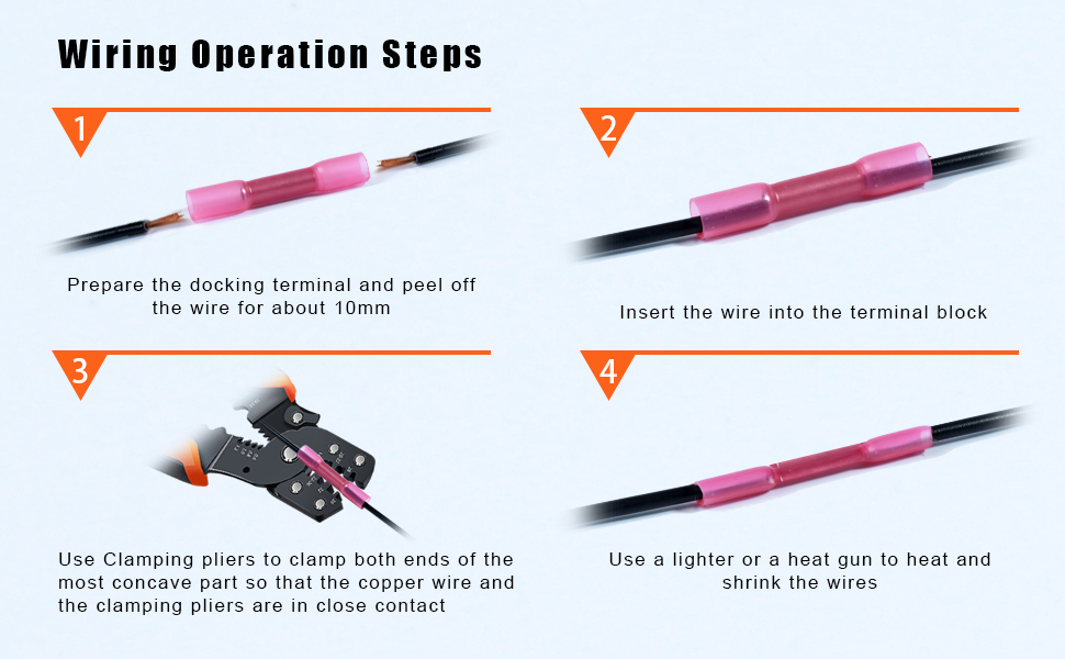 Accessory Power Lead Kit 5Pcs Compatible with Yamaha