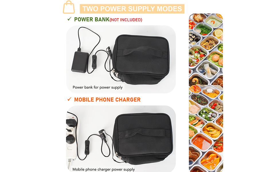 KUIDAMOS Portable Lunch Box Warmer Samll Size,Personal Portable Oven