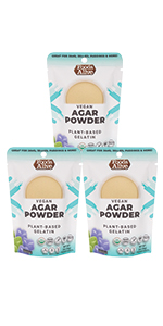 Organic Plant-Based Agar Agar Powder - Foods Alive