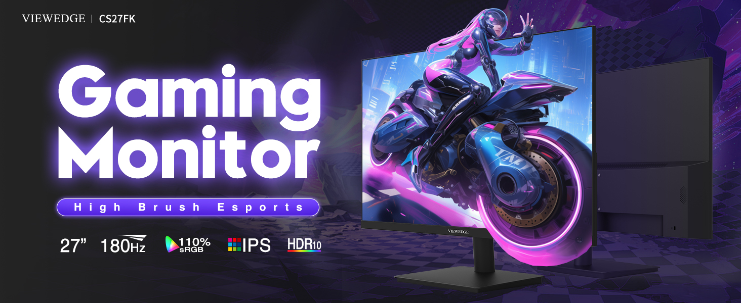 gaming monitor 27 inch FHD 180hz