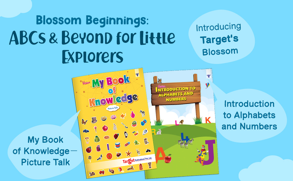 Buy Blossom English Learning Books for Kids Alphabets Numbers and Gk