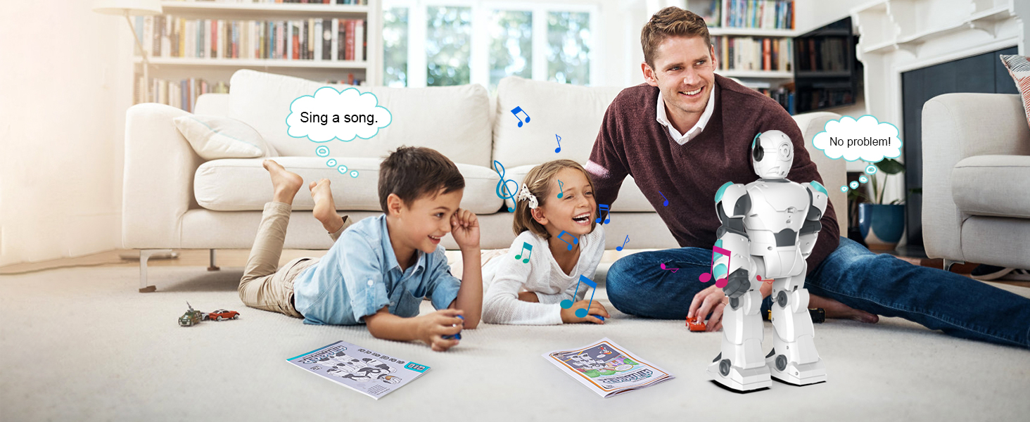 Robot avec commande vocale intelligente