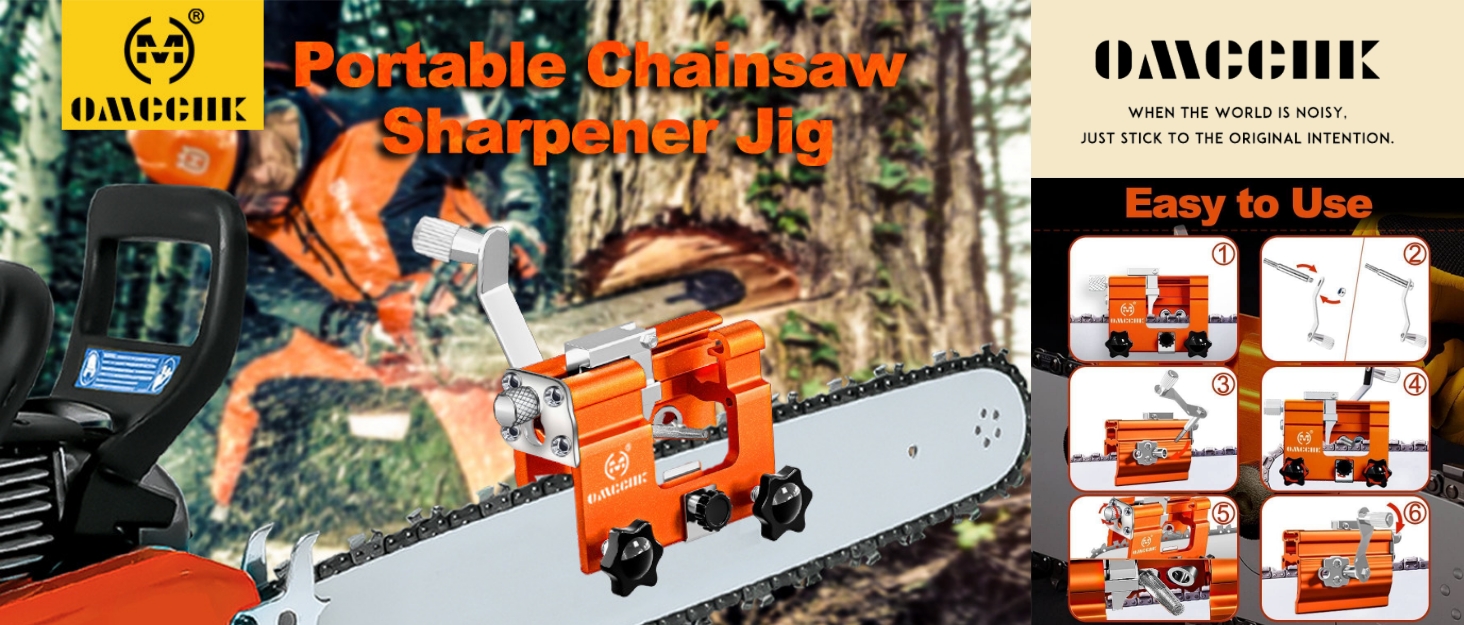 Chainsaw Sharpener Jig, Portable ChainSaw Sharpening jig