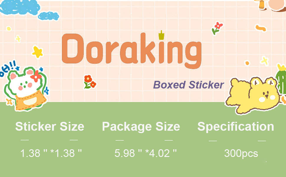 doraking box sticker