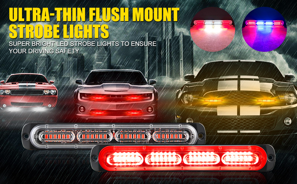 Teguangmei Emergency Warning Strobe Lights, Universal 2