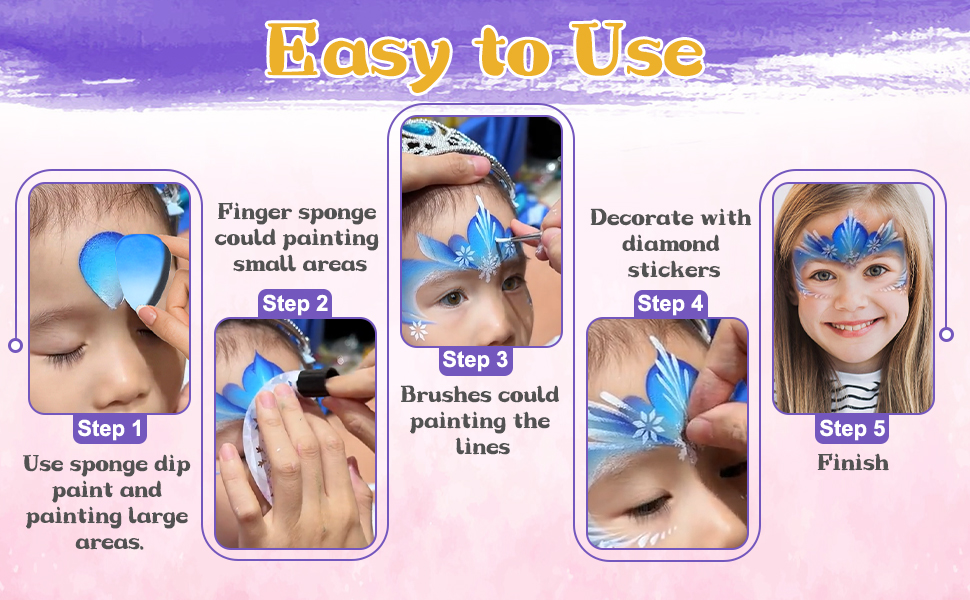 Plastic Facial Painting Stencils