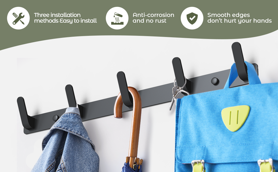 Coat Hooks Heavy Duty, Super Strong Coat