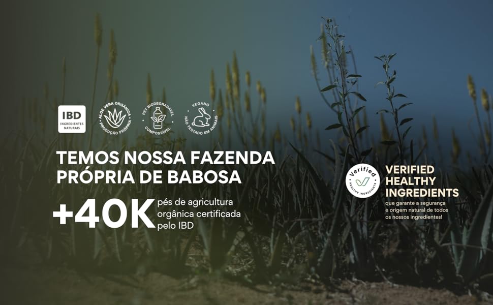 Fazenda de babosa e selos