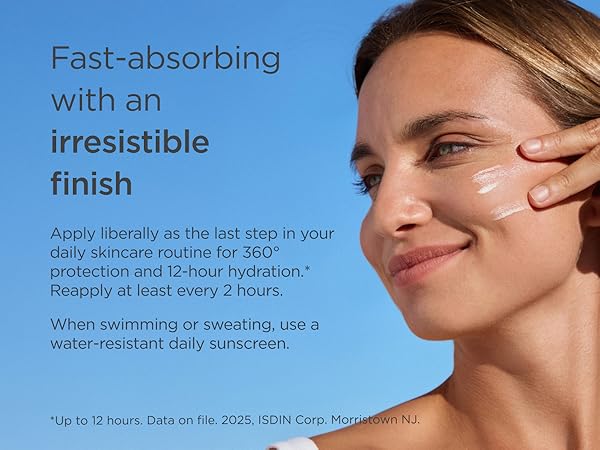 isdin fusion water magic skincare sunscreen