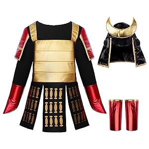 Amazon.co.jp: [ReliBeauty] ハロウィン 武将 甲冑 子供 和風