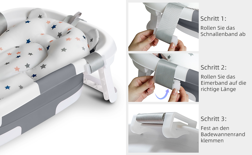 Дитяча ванночка Складана дитяча ванночка для дітей