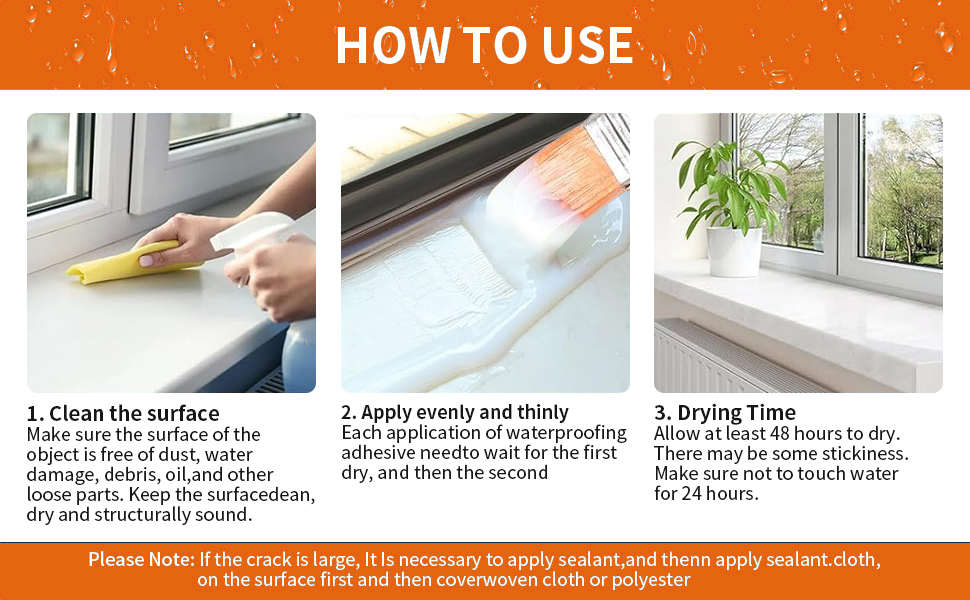 Roof Water Leakage Solution, Transparent Waterproof Glue