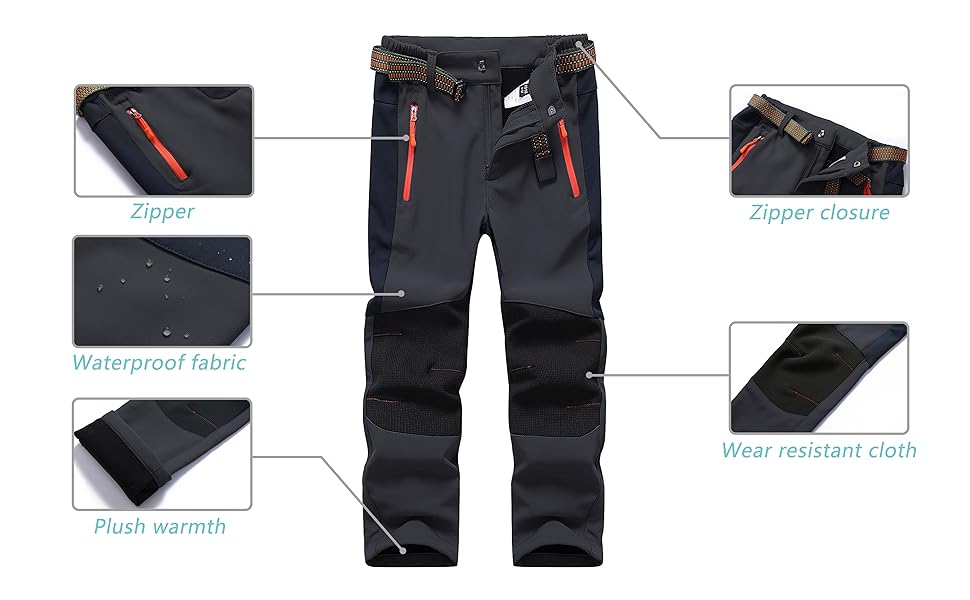 kid hiking pants