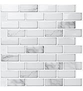 Art3d 10-Piece Peel and Stick Backsplash Tile, 12