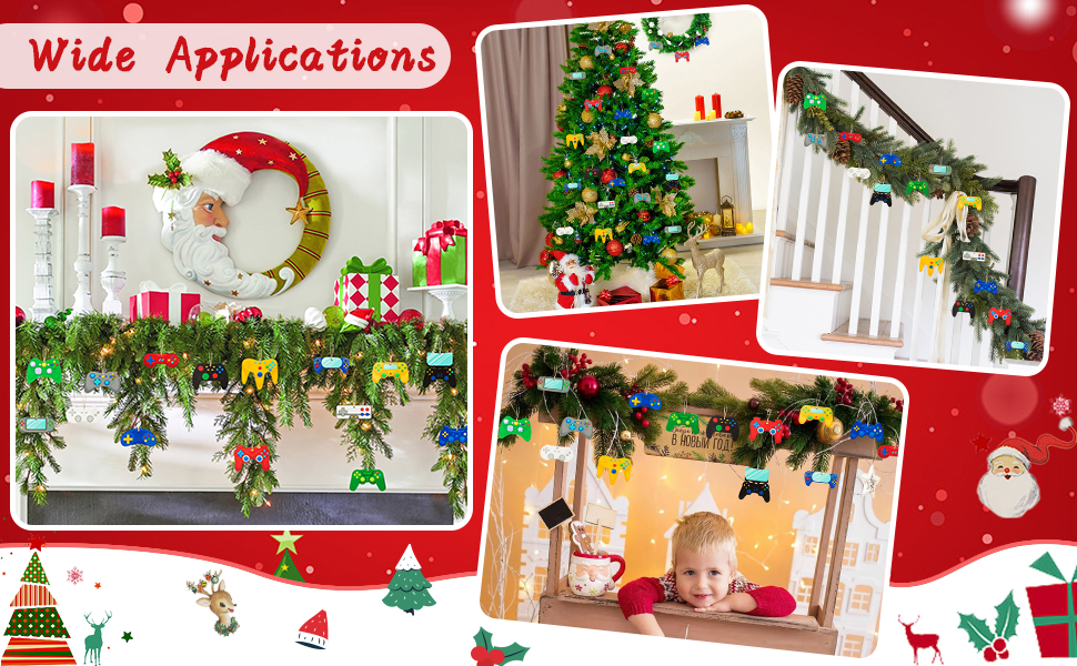 Video Game Wood Ornaments