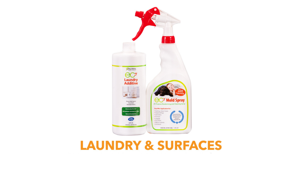 EC3 Laundry Additive & Mold Spray Bundle RED PHOENIX BRANDS
