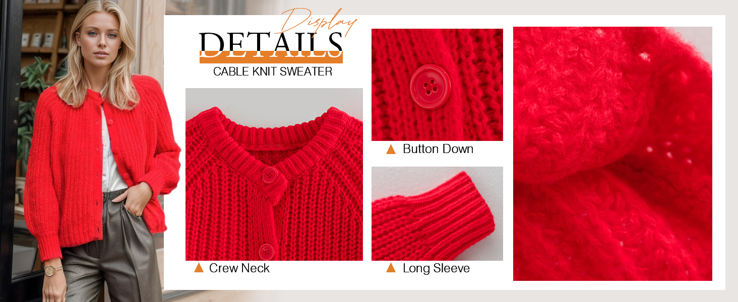 button down sweater
