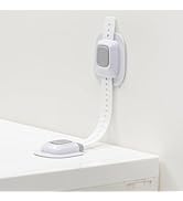 YEYA No Drill Anti tip Furniture Adjustable Straps Wall Anchors for Baby proofing (Upgraded 2P)