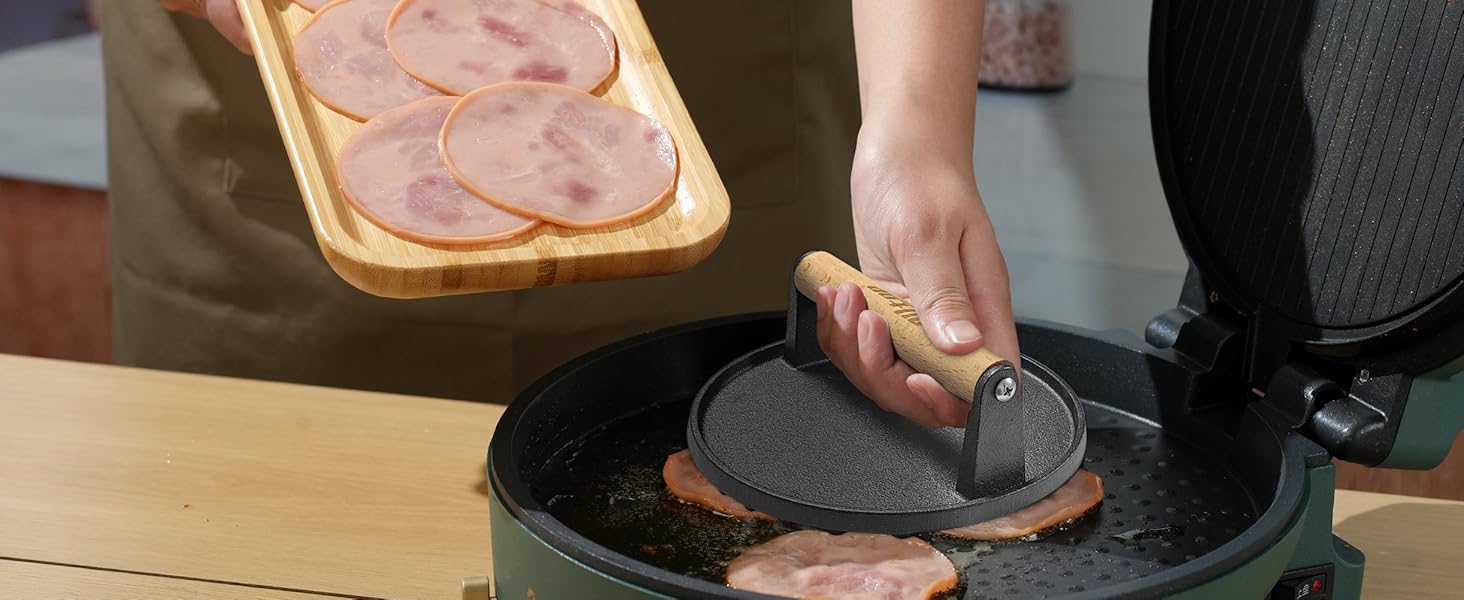 Cast Iron Burger Press