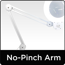 no -pinch arm