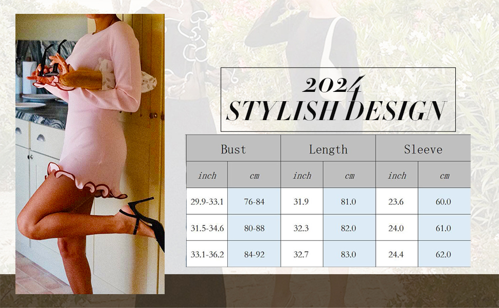 Women Jumper Dress Bodycon Knit Sweater Mini Dress Ruffle Hem Boat Neck