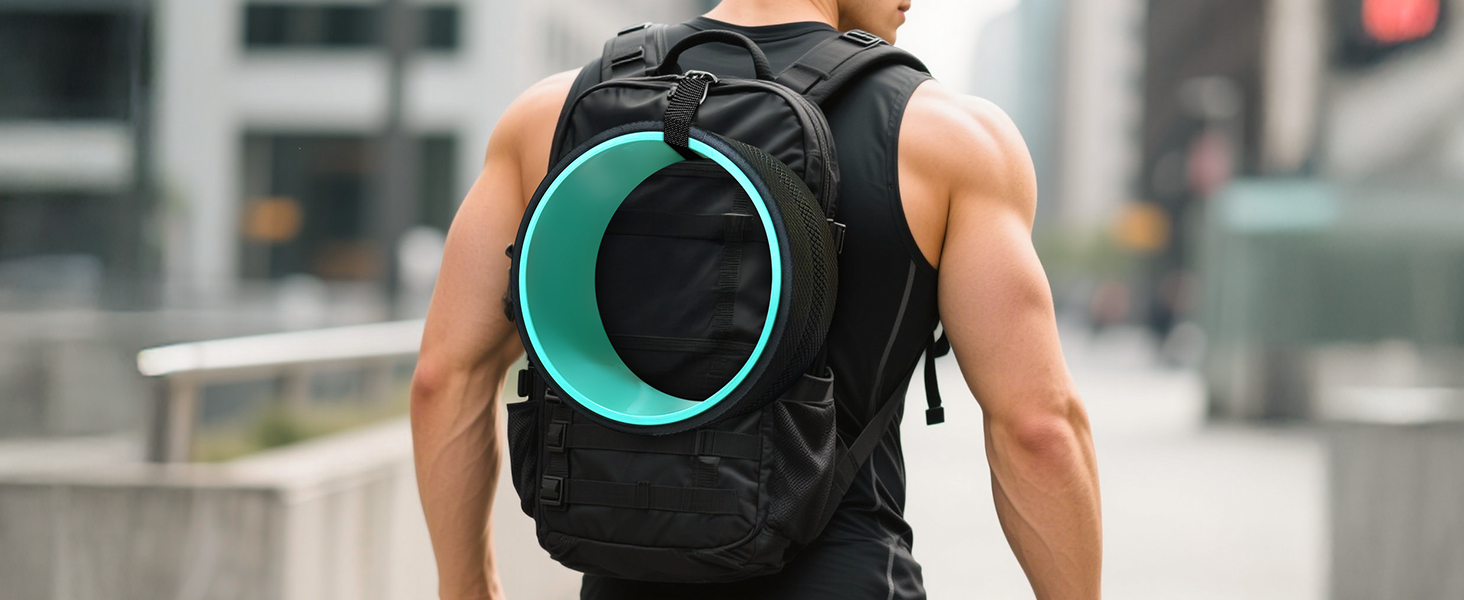 ergonomic back stretcher yoga block and foam roller combo for flexibility core balance